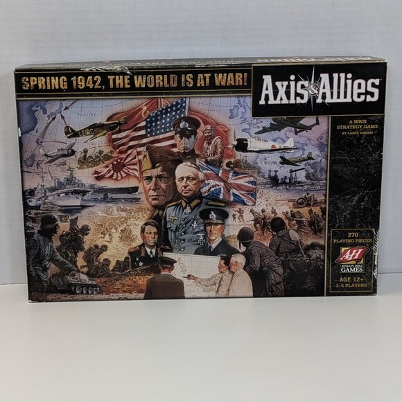 Axis & Allies Spring 1942 The World Is At War Board Game Avalon Hill Hasbro WWII - Picture 1 of 11